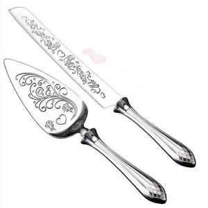 European Style Stainless Steel <b>Cake</b> Knife <b>Cutter</b> Set Custom Wholesale Purchase for Birthday Parties Kitchen Tool - Product Image 2