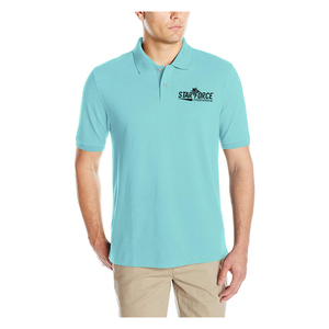 เสื้อโปโลตกปลาแขนสั้นระบายอากาศได้ดีแห้งเร็วแบบกำหนดเองคุณภาพสูงพิมพ์ซับลิเมชัน - Product Image 1