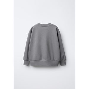 Conjunto de Sudadera y Pantalones de Chándal de Algodón Oversize Liso al por Mayor, Estilo Nuevo, de Dos Piezas, con Sudadera con Capucha y Cuello Redondo - Product Image 3