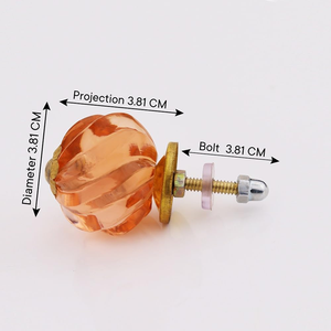 Epoxy Resin Door Knob Hardware Resin round <b>for</b> Kitchen Hardware Cabinets Door <b>Pull</b> Handle Design Customized - Product Image 1