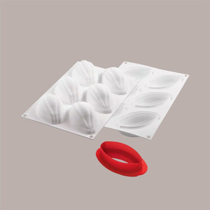 Molde de Silicona 3D para Frutas Realistas, Granos de Cacao, 102x57x42 mm, Herramienta para Postres - Product Image 2