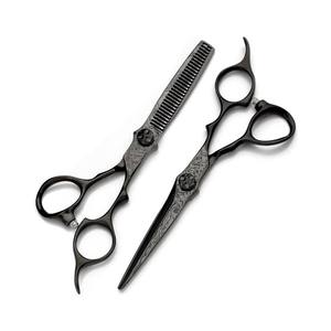 Ciseaux de barbier professionnels à lames affûtées en acier inoxydable, coupe de cheveux précise et fluide, outil de coiffure de salon, respectueux de l'environnement - Product Image 1