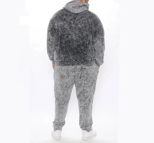 Ensemble de survêtement homme deux pièces en coton 100% écologique, délavé à l'acide, haute qualité, collection 2025, vente en gros, personnalisable - Product Image 6