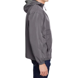 Chaqueta Impermeable Cortavientos para Hombre, Uso Diario, Tejido de Lona, Transpirable, Absorbe la Humedad, Tacto Suave - Product Image 4