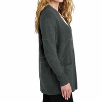 Fabricants de tricots sur mesure : Cardigan pull en maille simple à col en V, manches longues, uni, décontracté, oversize, pour femme, idéal pour l'hiver