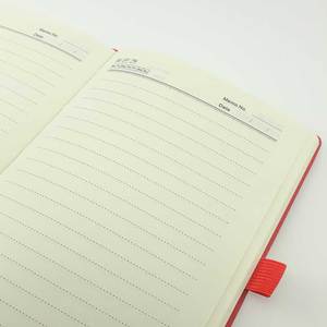 Cuadernos Minimalistas de PU con Portaplumas, Organizador/Planificador Portátil en Tamaño A5 - Product Image 4