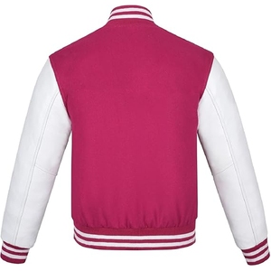 เสื้อแจ็กเก็ตเบสบอลสำหรับผู้ชายเสื้อสตรีทโอเวอร์ไซส์ - Product Image 2