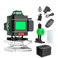 Niveau laser vert DIY 2026 en promotion, support de carrelage rotatif 4D, outil de construction 360°, batterie Li-Ion mini, auto-nivelant électronique