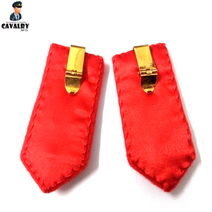Best Soft <b>Fabric</b> Officer Uniform Gorget Collar Patch Handmade Red Melton & <b>Gold</b> Color by CAVALRY SKT COMPANY - Product Image 3