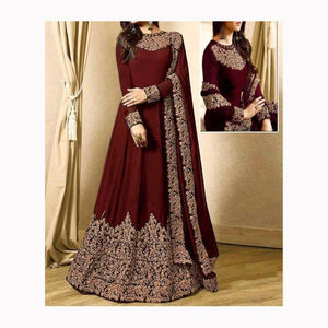 India mujeres paquistaníes uso diario mano lavable algodón bloque impreso Salwar traje Material con Dupatta - Product Image 2