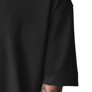 Camiseta de Manga Corta Extra Grande y Ecológica para Hombre, Talla Grande, con Logotipo en Blanco, Cargada por Dress Sports - Product Image 3
