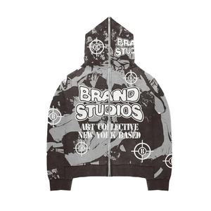 2025 vente en gros 100% coton Realtree Camo pantalons de survêtement et sweat à capuche ensemble unisexe fermeture éclair numérique véritable arbre Streetwear pour l'hiver - Product Image 2