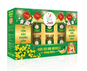 Saconest Premium Bird's Nest Bebidas Sin Rock Sugar 15% Nest - 6 Frascos/Caja-De Vietnam-Bueno para la salud (Isomalt) - Product Image 4