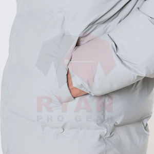 Quick Dry High Quality Long Puffer Jackets For Men Adults And Kids Customized <b>Colour</b> Design And Printing Plus Size - Product Image 6