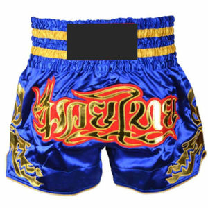 Short de combat de Muay Thai brodé sur mesure Short d'entraînement en Satin de soie Short d'entraînement sportif unisexe de Muay Thai nouvel arrivage - Product Image 6