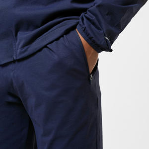 Survêtements d'hiver pour hommes à capuche avec passepoil, coupe-vent imprimé style streetwear, pantalon en coton à taille élastique - Product Image 6