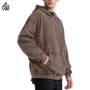 Vêtements d'hiver Acid Wash Hoodies Custom Color Acid Wash Hoodies Fashion Clothing Acid Wash pullover Hoodies - Product Image 3