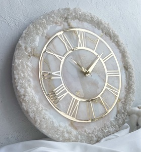 Reloj de pared de resina epoxi de excelente calidad, muebles de sala de estar, hogar, sala de estar, reloj de pared decorativo a precio económico - Product Image 3