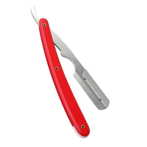Rasoir droit professionnel coupe gorge poignée en plastique de qualité supérieure rasoir de rasage 10 Kit de lames à double tranchant - Product Image 2