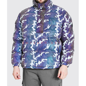 แจ็กเก็ตทรงหลวมสำหรับผู้ชายแฟชั่นสตรีทแวร์สำหรับฤดูหนาวกลางแจ้งโลโก้ตามสั่ง - Product Image 1