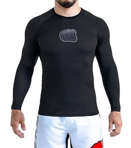 Factory Direct Best <b>BJJ</b> <b>Rashguard</b> MMA Custom Logo Gi Pakistani Long Compression Design for 2024 - Product Image 1