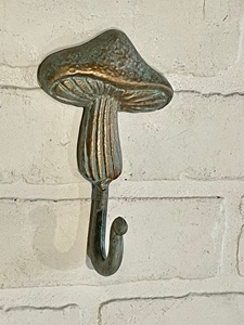 Handcrafted Mushroom Design Curtain <b>Wall</b> Hook in Durable Metal with Elegant Finished Perfect for <b>Towels</b> and Door Hanging Display - Product Image 4