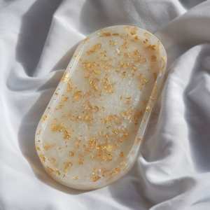 Bandeja de Resina, Elegante Pieza Decorativa para Sala de Estar, Bandeja para Servir Pasteles, Jugos y Alimentos, para Uso en el Hogar y Hoteles - Product Image 5