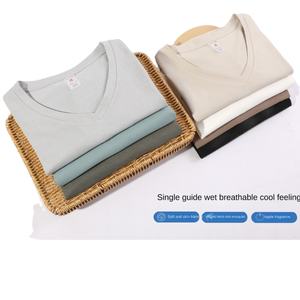 <b>Men's</b> Unisex Oversized <b>Collarless</b> Formal Half Sleeve T-<b>Shirt</b>-Premium Plain White Soft Flannel Fabric Anti-Wrinkle Quick Dry - Product Image 3