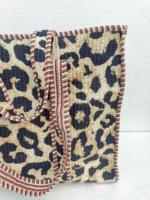 Haute qualité Vintage imprimé à la main coton matelassé sac fourre-tout pour les femmes grande capacité impression Shopping voyage épaule fourre-tout