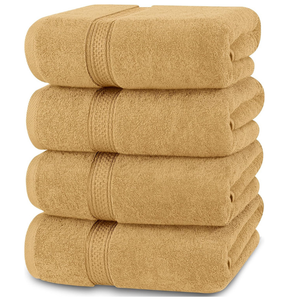 Serviettes de bain luxueuses en coton d'Inde Serviettes de plage écologiques et élégantes à absorption rapide - Product Image 5