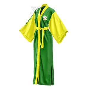 Custom Chi Eta Phi Sorority Clothing Embroidered Silk Kimono Robe <b>Women's</b> Sleepwear Night Gown Greek Paraphernalia - Product Image 1