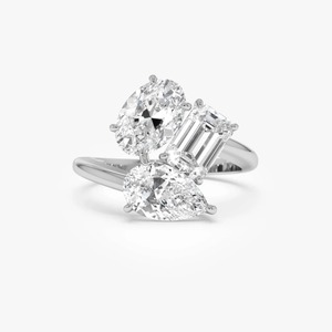 Anillo de Diamantes Cultivados en Laboratorio con Corte Múltiple Divino, 3.05 Ct E-F VS, Oro de 14K, Joyería Fina para Ocasiones Especiales y Fiestas - Product Image 1