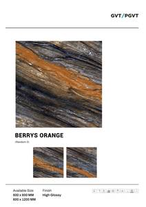 กระเบื้องปูพื้นดิจิตัลเคลือบพอร์ซเลน600X600mm ดีไซน์แบบอิตาลีสำหรับใช้ในที่พักอาศัย - Product Image 2