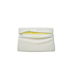 Palm Oil Foam Core 3D Cooling Airflow Groove Knitted Soft Fabric OEM ODM Manufacturer Ergonomic Orthopedic <b>Pillow</b> Natural - Product Image 2