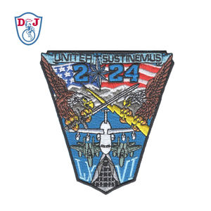 Écusson de broderie personnalisé insigne brodé au fer écusson de broderie uniforme emblème chapeau appliques garnitures de vêtements - Product Image 6
