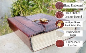 <span class=keywords><strong>Key</strong></span> khóa da Tạp Chí giữ cho suy nghĩ của bạn an toàn với một tùy chỉnh khóa Nhật Ký giáo dục Máy Tính Xách Tay Bí Mật thủ môn Nhật Ký - Product Image 3