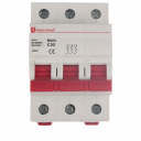 Gran oferta Mini disyuntor MCB 3P 32A 4.5kA protección contra sobrecarga blanco ABS plástico carcasa ignífuga C32 Mini disyuntor - Product Image 2