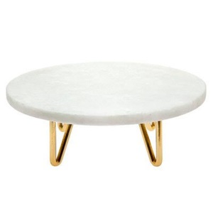 Hot Selling Nickel Finished Handcrafted Aluminum Metal Cake Stand With Three Tier In Rounded Shape For Wedding & Tableware Decor - Product Image 5