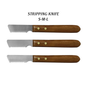 Cuchillo profesional de acero inoxidable para el cuidado de mascotas, 38 dientes, reutilizable, corte y pelado de pelo fino - Product Image 6