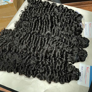 2025 meilleure vente birman Curl Extensions de cheveux Double dessiné cheveux tissage faisceaux affaire directe usine livraison directe dans le monde entier - Product Image 6