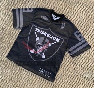 Camisetas Deportivas de Manga Corta con Cuello en V y Malla Transpirable, Diseño Gráfico Sólido, Moda 2025, Camisetas Deportivas para Hombre Estilo Y2K, Jersey de Fútbol Americano, Talla Grande - Product Image 1