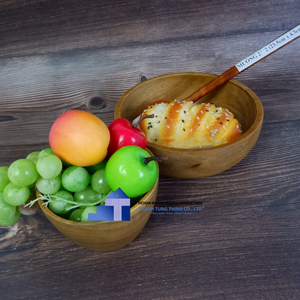 <b>Hot</b> Trend Sustainable Acacia Wooden Bowls Wooden Serving Bowls for Kitcheware From a Vietnam Manufacturer - Product Image 3