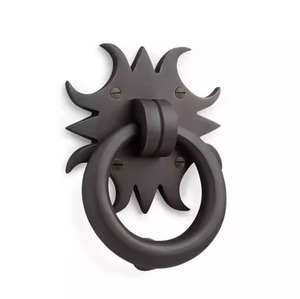 Aldaba de puerta para decoración del hogar, puertas interiores y exteriores, accesorio de Metal de lujo, artículo elegante para aldaba de puerta - Product Image 1