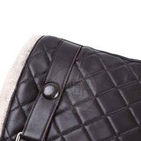 Nouveaux gants en cuir uni pour hommes, design personnalisé, haute qualité, écran tactile, détection des aiguilles, écologiques, respirants, pour l'hiver, en plein air