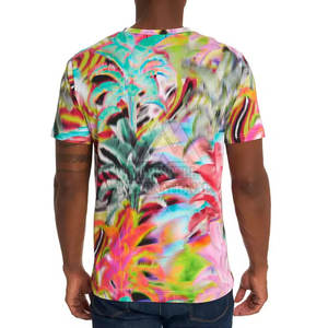 เสื้อยืดระบายอากาศผ้าฝ้าย100% ทรงหลวมสำหรับผู้ชายเสื้อยืดพิมพ์ซับลิเมชันแบบเข้ารูป - Product Image 2