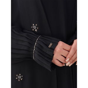 Ensemble Abaya en crêpe Azizah Handwork - Product Image 5