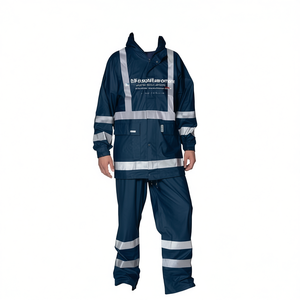 Pantalon de pluie OCEAN Navy confortable et extensible, taille XXL, catégorie de produits : imperméables - Product Image 2