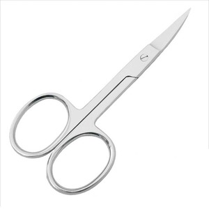 Wholesale Top Quality Professional Scissors with Straight Blade Cuticle Manicure Durable Stainless Steel Beauty Nail Scissors - Product Image 3