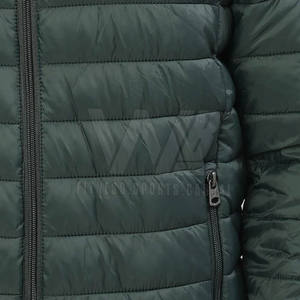 Nouvelle veste matelassée pour homme, mode d'hiver, couleur unie, style décontracté, col montant, coupe-vent, nylon et polyester - Product Image 6