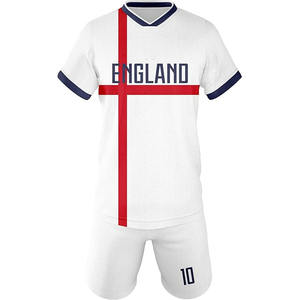 Uniforme de fútbol juvenil con impresión de logotipo personalizado, ropa deportiva de último diseño de talla grande para equipo, servicio OEM - Product Image 4